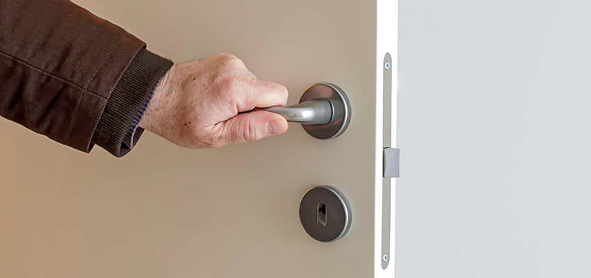 Restroom Locks Privacy Bolt Installation in Silver Lakes, California