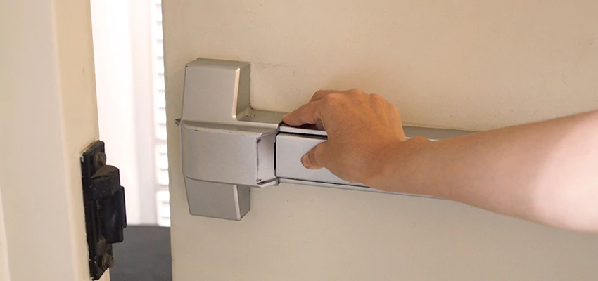 Roller Gate Panic Bar Installation in Silver Lakes, California